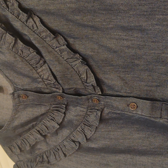 a.n.a denim long sleeve - Picture 6 of 7